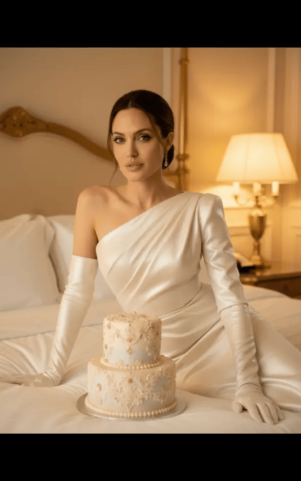 Промт на день рождения: Кинематографичный birthday‑портрет в люксе отеля с кремовым платьем